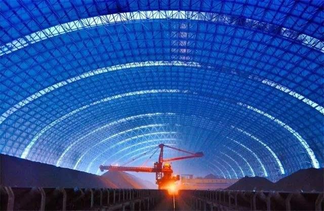 六盘水亿优钢构工程师为您解析原料场封闭技术的特点和类型